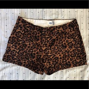 Leopard print Old Navy shorts
